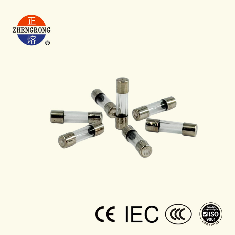 Fius Tiub Kaca 5x20mm Bertindak Pantas/Selang Masa 32mA-20A 250V 125V Pautan Fius Berkualiti Tinggi