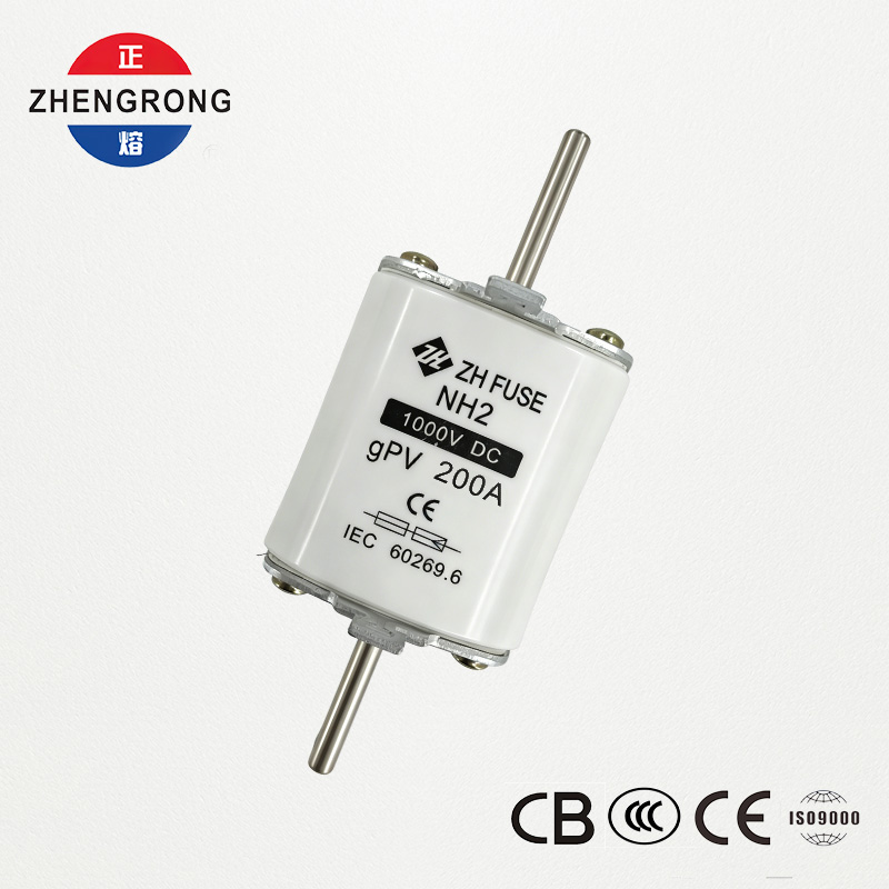 Pautan Fius Fotovoltaik NH2 200A 1000V DC gPV - IEC 60269.6 Disahkan