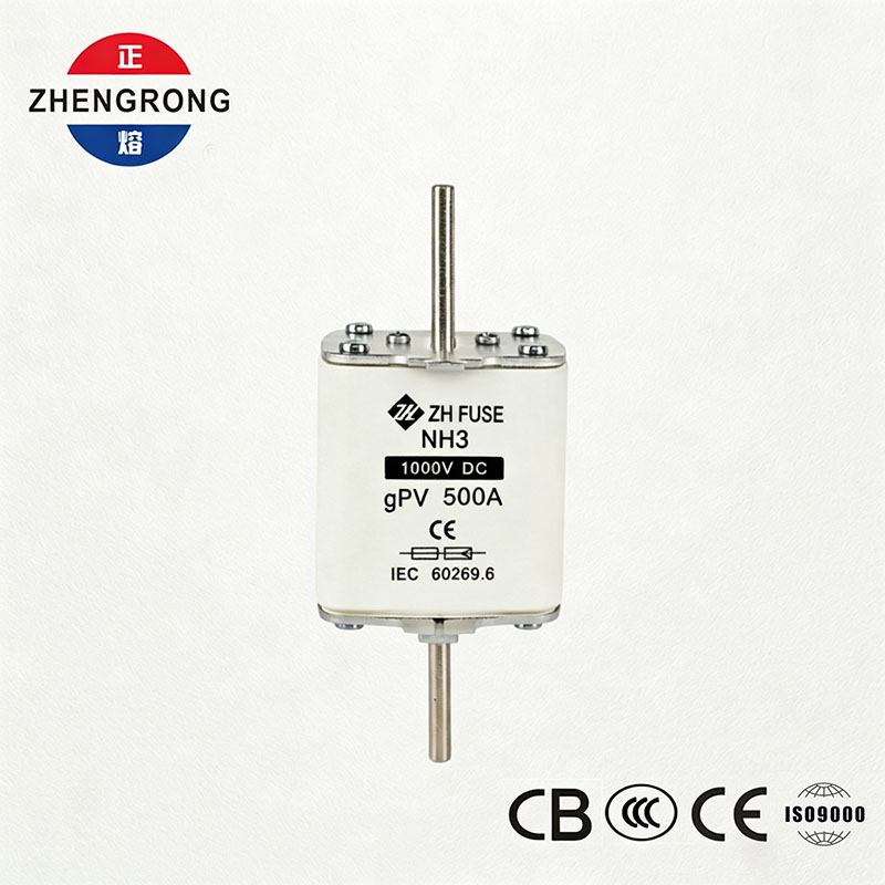 Fius gPV NH3 1000V DC 500A untuk Sistem PV Suria