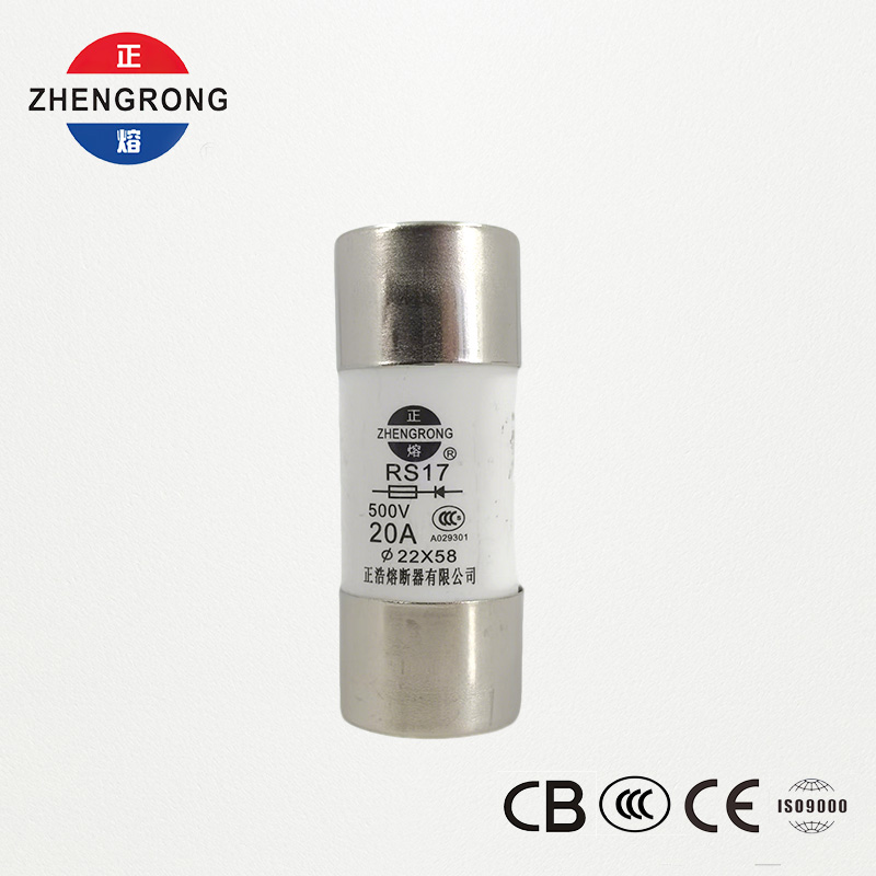 RS17 20A 500V Silinder Bertindak Cepat Fius | 22*58mm | Diperakui CCC