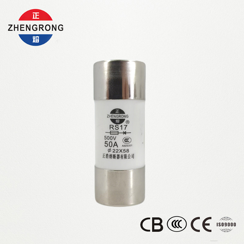RS17 50A 500V Silinder Bertindak Cepat Fius | 22*58mm | Diperakui CCC