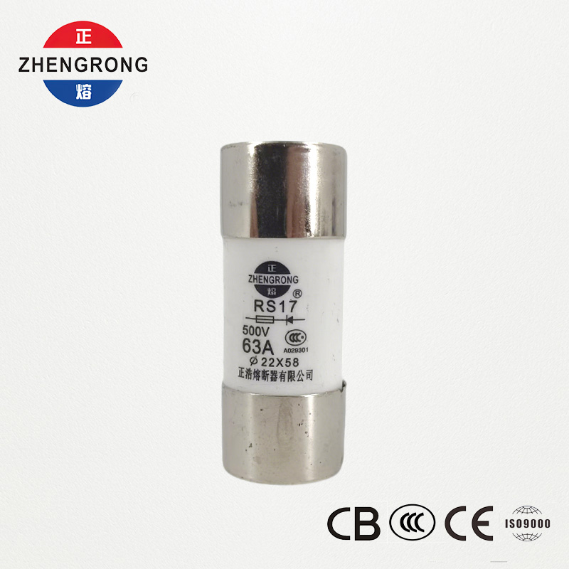 RS17 63A 500V Silinder Bertindak Cepat Fius | 22*58mm | Diperakui CCC