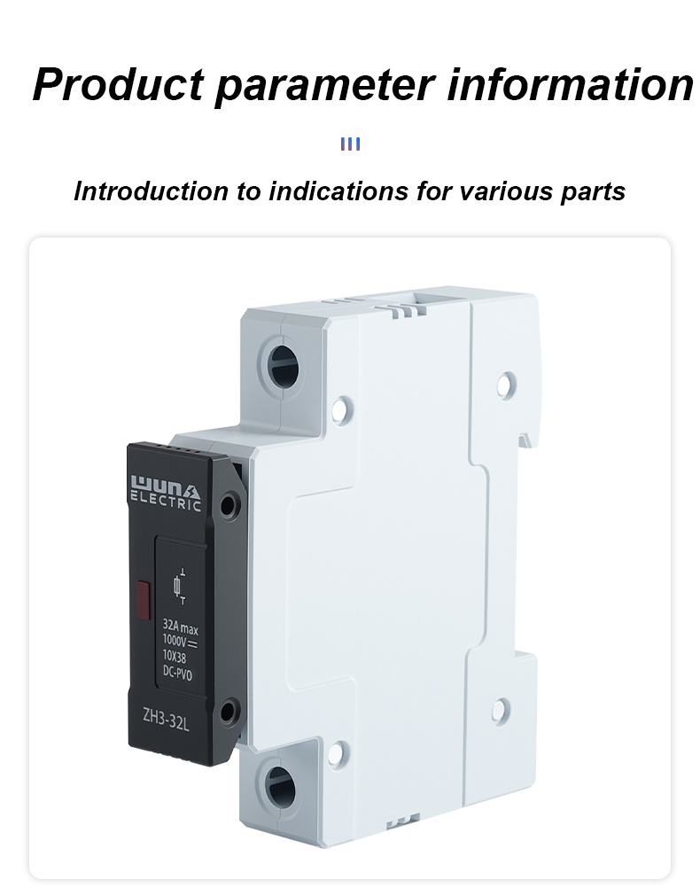 Pemegang Fius ZH32L DC 1000V